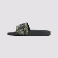 Givenchy Black Logo Slides - Black, UK 06