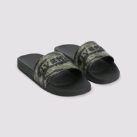 Givenchy Black Logo Slides - Black, UK 06