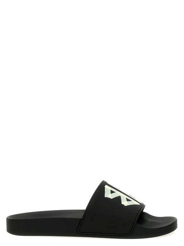 Balenciaga Black Pool Slides - Black, UK 09