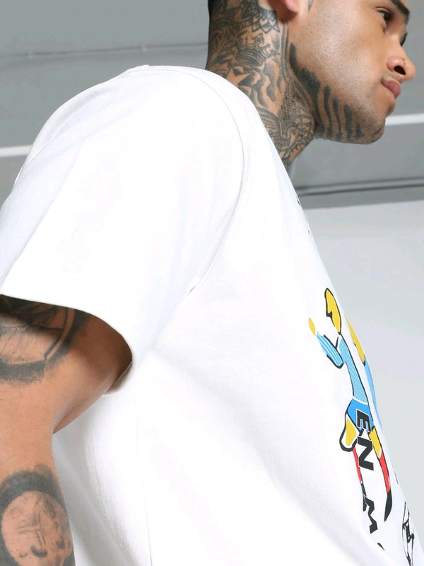 Puma THE PLAYERS LANE Graphic Men T-Shirt - White, S