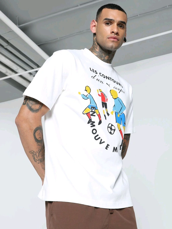 Puma THE PLAYERS LANE Graphic Men T-Shirt - White, XL