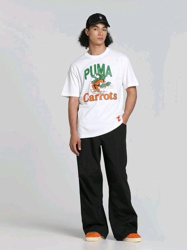 Puma  X Carrots Graphic Men T-Shirt - White, XL