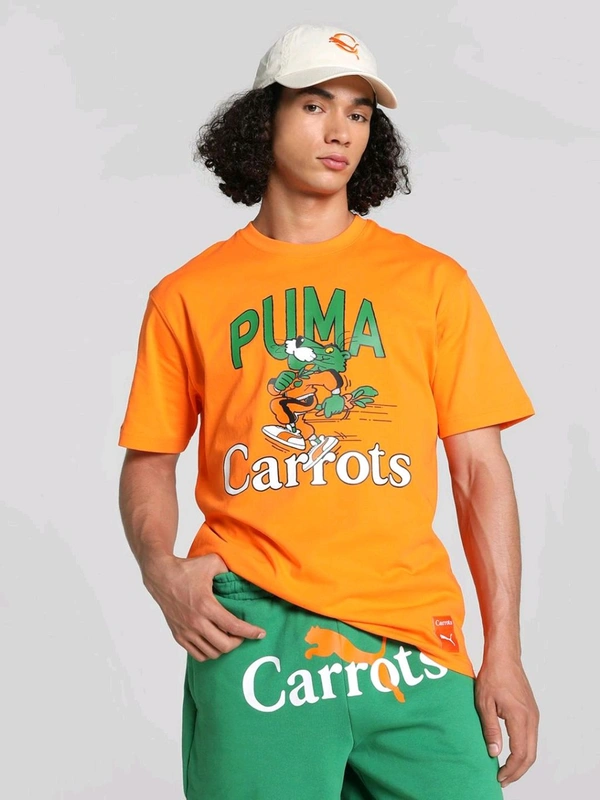Puma  X Carrots Graphic Men T-Shirt - Chilean Fire, M