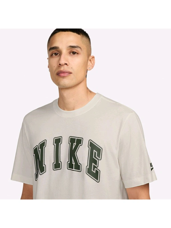 Nike Men AS M NSW TEE CLUB SSNL HBR T-Shirt - White, M