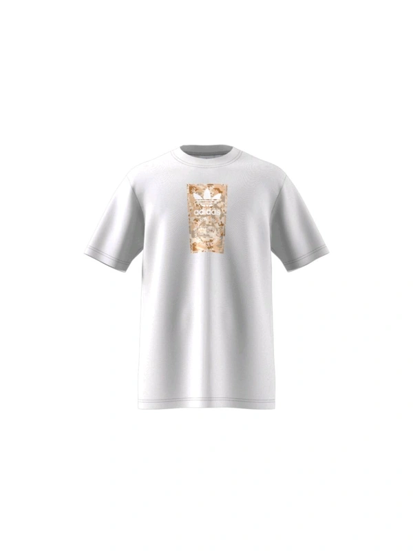 Adidas  Men CAMO LABEL TEE T-Shirt - White, M