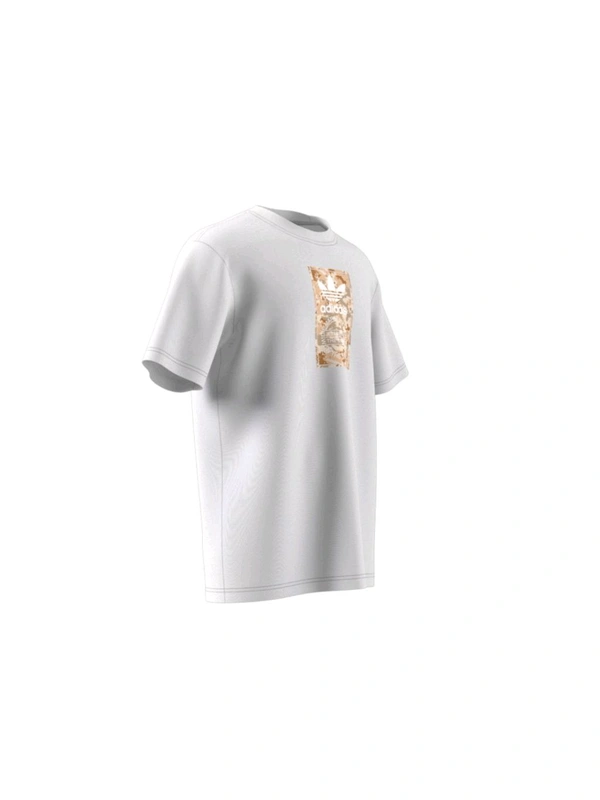 Adidas  Men CAMO LABEL TEE T-Shirt - White, M