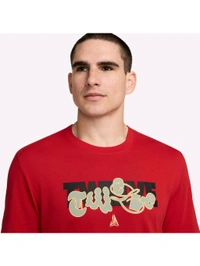 Nike Men AS JM M NK DF TEE HO24 T-Shirt - Bright Red, XL