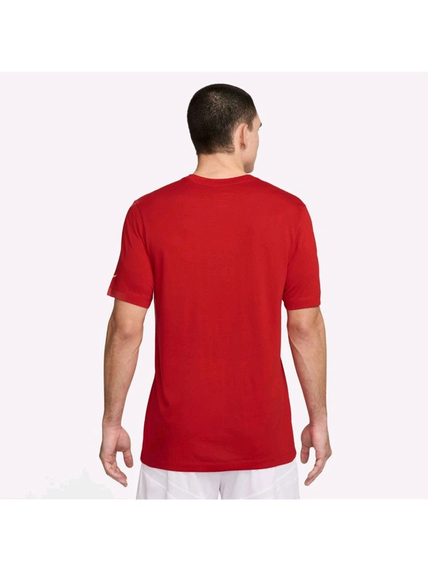 Nike Men AS JM M NK DF TEE HO24 T-Shirt - Bright Red, XL
