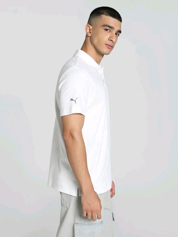 Puma BMW MMS JAQUARD Men Polo T-Shirt - White, 2XL