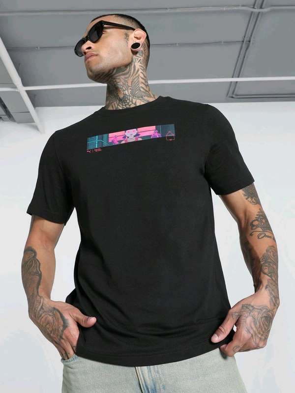 Puma X Squid Game Men T-Shirt - Black, XL