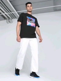 Puma  BMW MMS Neon Energy Grap Mens T-Shirt - Black, S