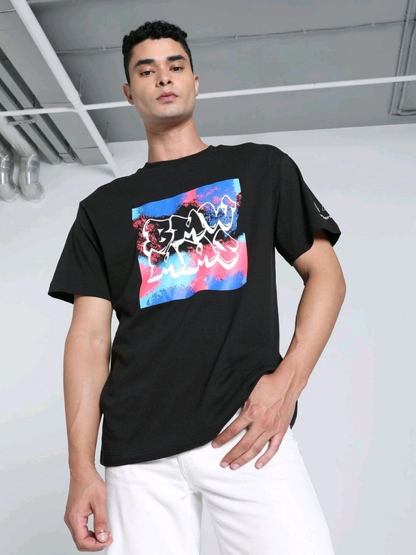 Puma  BMW MMS Neon Energy Grap Mens T-Shirt - Black, M