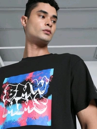 Puma  BMW MMS Neon Energy Grap Mens T-Shirt - Black, XL