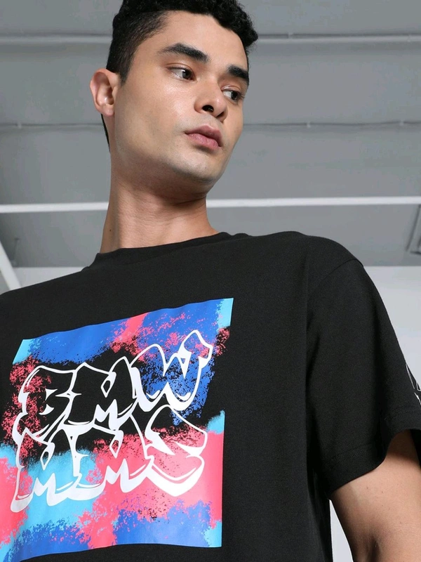 Puma  BMW MMS Neon Energy Grap Mens T-Shirt - Black, XL