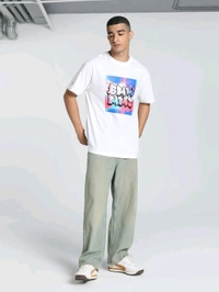 Puma  BMW MMS Neon Energy Grap Mens T-Shirt - White, M