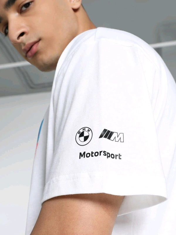 Puma  BMW MMS Neon Energy Grap Mens T-Shirt - White, L