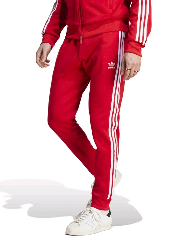 Adidas  Sst Red Stripes Trackpants - Guardsman Red, S