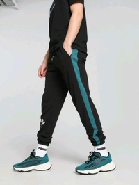 Puma T7 Play Paris Mens Black Sweatpants - Black, S