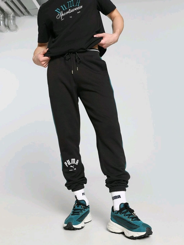 Puma T7 Play Paris Mens Black Sweatpants - Black, M