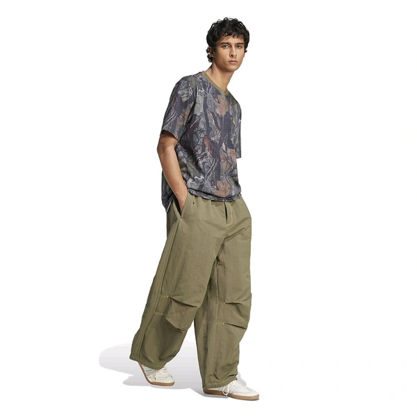Adidas  Parachute Pants 'Olive Strata' - Barley Corn, S