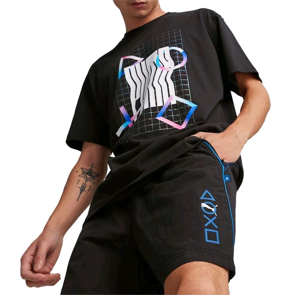 Puma Playstation Shorts 'Black' - Black, M
