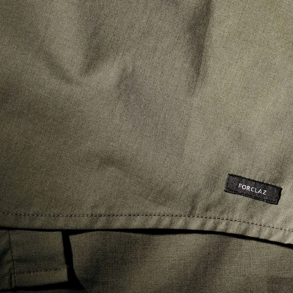 FORCLAZ Men Half Sleeve Shirt Army Green - Travel 100 - Nandor, S
