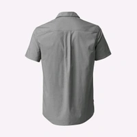 FORCLAZ Men Half Sleeve Shirt Grey  - Nobel, M