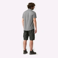 FORCLAZ Men Half Sleeve Shirt Grey  - Nobel, XL