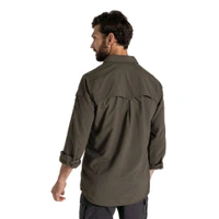 CRAGHOPPERS Craghoppers NosiLife Adventure III Long Sleeve Insect Repellent Shirt Woodland Green - Finch, M