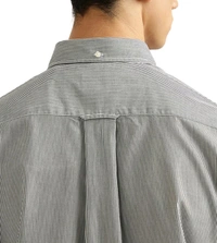 GANT Black Striped Regular Fit Shirt - Gray, XL