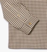 Lacoste Beige Cotton Blend Plaid Overshirt - Salomie, 2XL