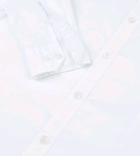 CALVIN KLEIN Mens Solid Slim Fit Shirt - White, M