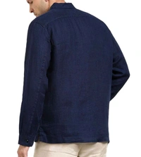 SELECTED HOMME Navy Loose Fit Shirt - Port Gore, S
