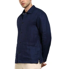 SELECTED HOMME Navy Loose Fit Shirt - Port Gore, S