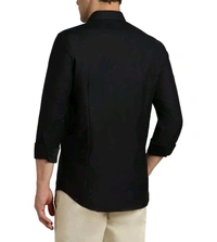 Simon Carter London Black Slim Fit Shirt - Black, XL