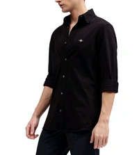 GANT Black Regular Fit Shirt - Black, S