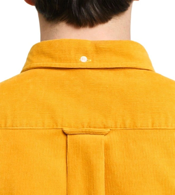 GANT Yellow Regular Fit Shirt - Gold, S