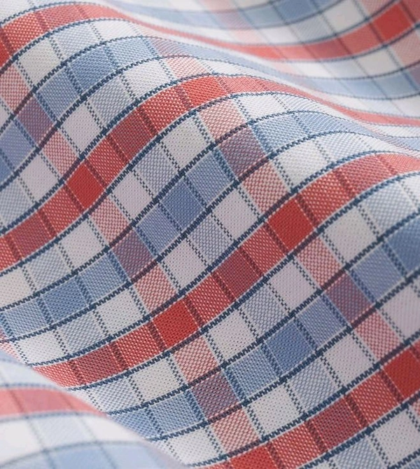 Brooks Brothers Blue Regular Fitted Non Iron Oxford Sport Shirt - Your Pink, L