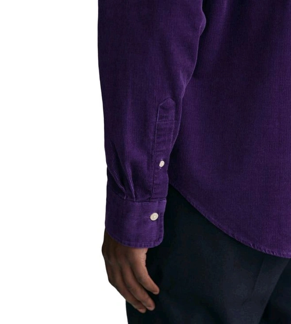 GANT Purple Fashion Regular Fit Shirt - Honey Flower, L