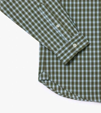 LACOSTE Multicolored Checked Poplin Shirt - Sirocco, L