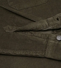 TOMMY HILFIGER Fatigue Green Cotton Relaxed Fit Shirt - Rangitoto, M