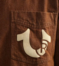 True Religion Brown Regular Fit Shirt - Carnaby Tan, M