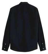 Scotch & Soda Black Core - Poplin Solid Shirt - Black, M