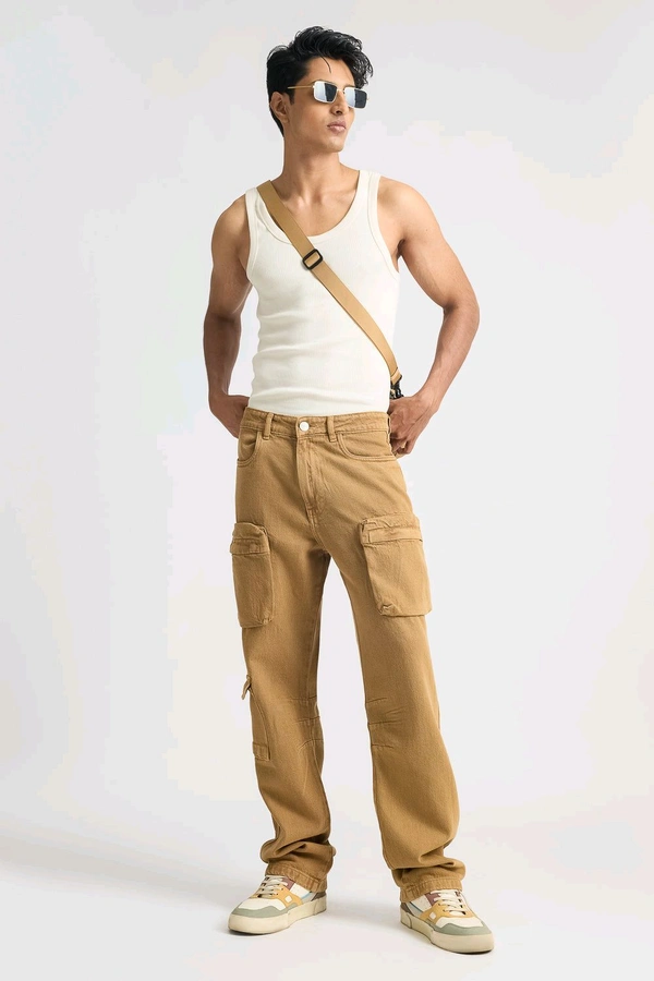 FREAKINS men's sand straight jeans - Putty, 28