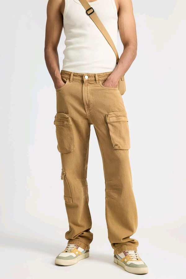 FREAKINS men's sand straight jeans - Putty, 28