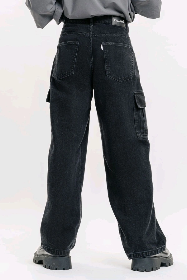 FREAKINS black men's urban cargo jeans - Haiti, 34