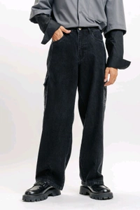 FREAKINS black men's urban cargo jeans - Haiti, 36
