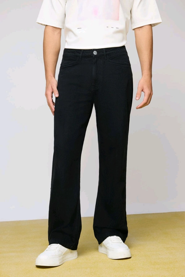 FREAKINS urban eclipse black men's wide-leg jeans - Black, 28