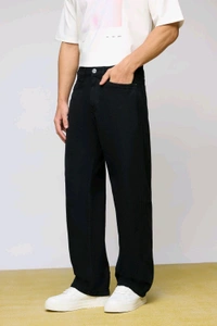 FREAKINS urban eclipse black men's wide-leg jeans - Black, 34