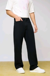 FREAKINS urban eclipse black men's wide-leg jeans - Black, 34
